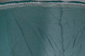 Deep Green Blended Georgette Saree - Keya Seth Exclusive