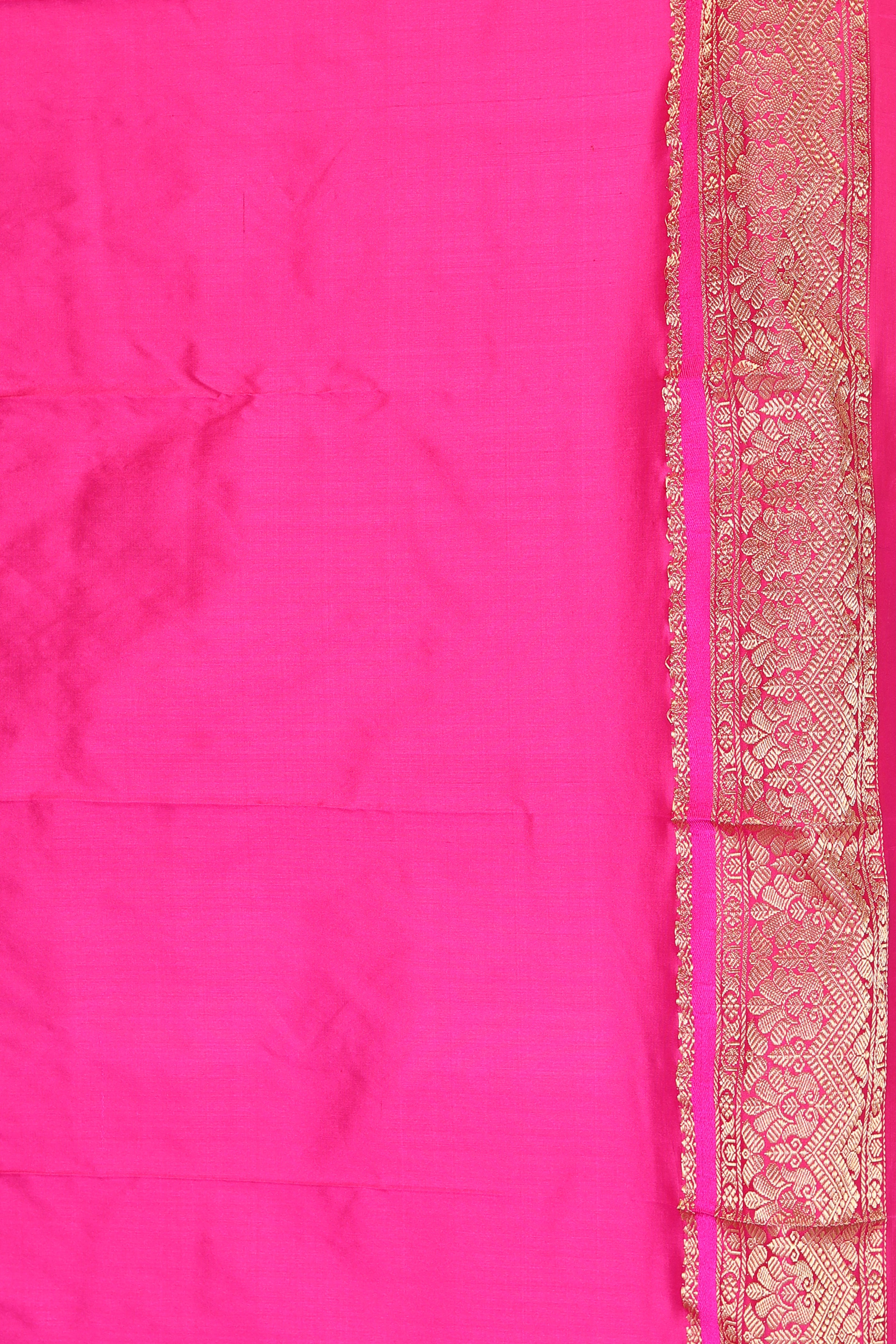 Bottle Green Blended Kanjivaram Saree - Keya Seth Exclusive