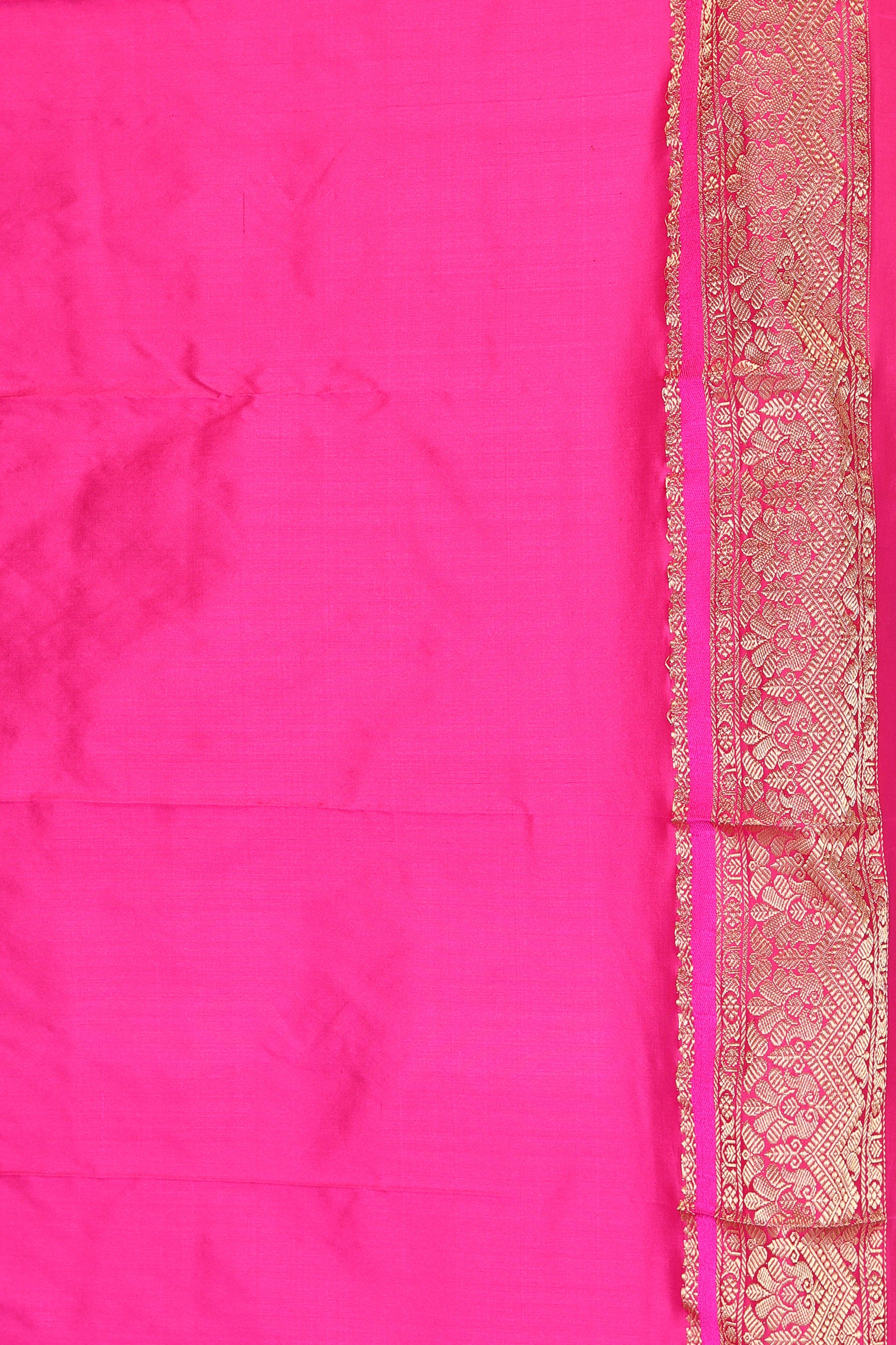Bottle Green Blended Kanjivaram Saree - Keya Seth Exclusive