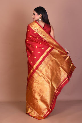 Maroom Pure Kanjivaram Silk Saree - Keya Seth Exclusive