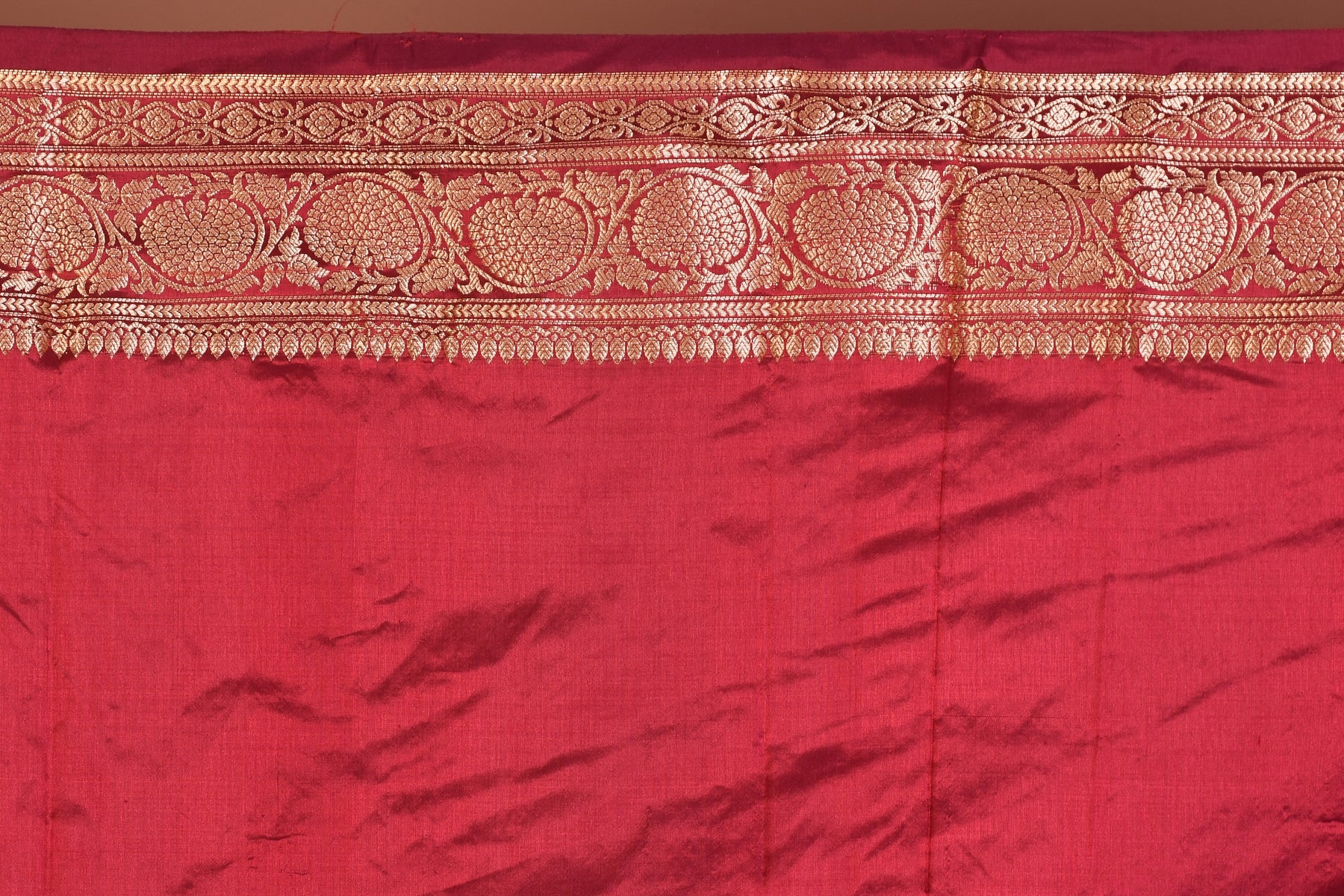Maroon Pure Katan Silk Saree - Keya Seth Exclusive