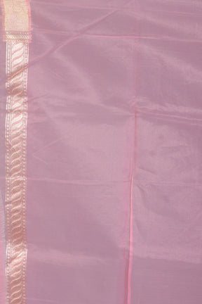 Pink Blended Muslin Saree - Keya Seth Exclusive