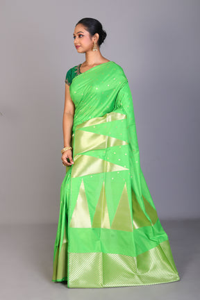 Green Art Silk Saree - Keya Seth Exclusive