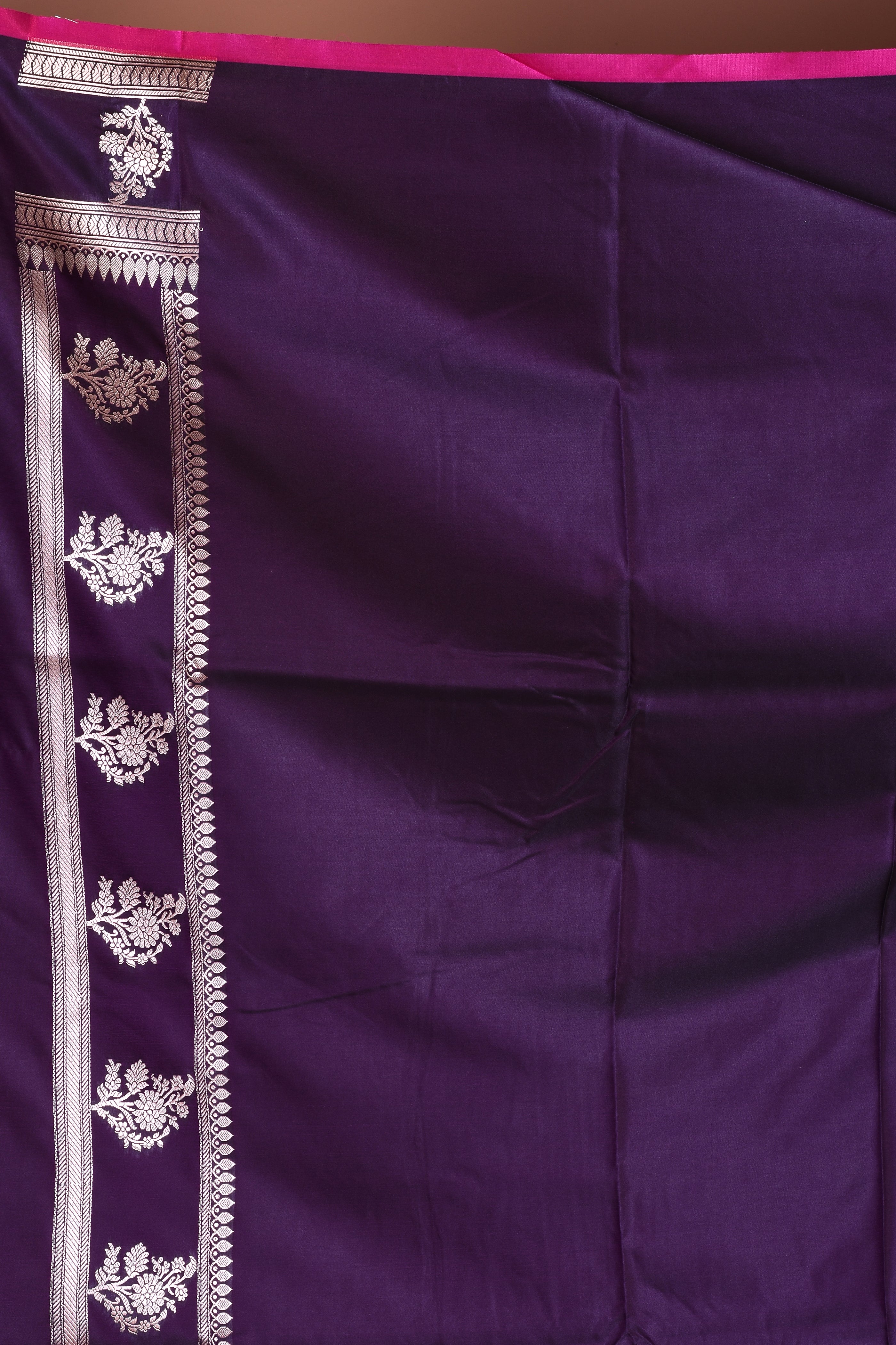 Violet Blended Mashru Silk Saree - Keya Seth Exclusive