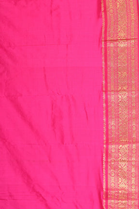 Dual Tone Olive Green Blended Kanjivaram Saree - Keya Seth Exclusive