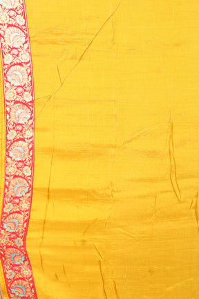 Mustard Art Silk Saree - Keya Seth Exclusive
