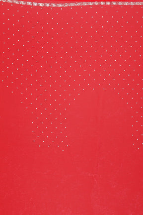 Red Blended Georgette Saree - Keya Seth Exclusive