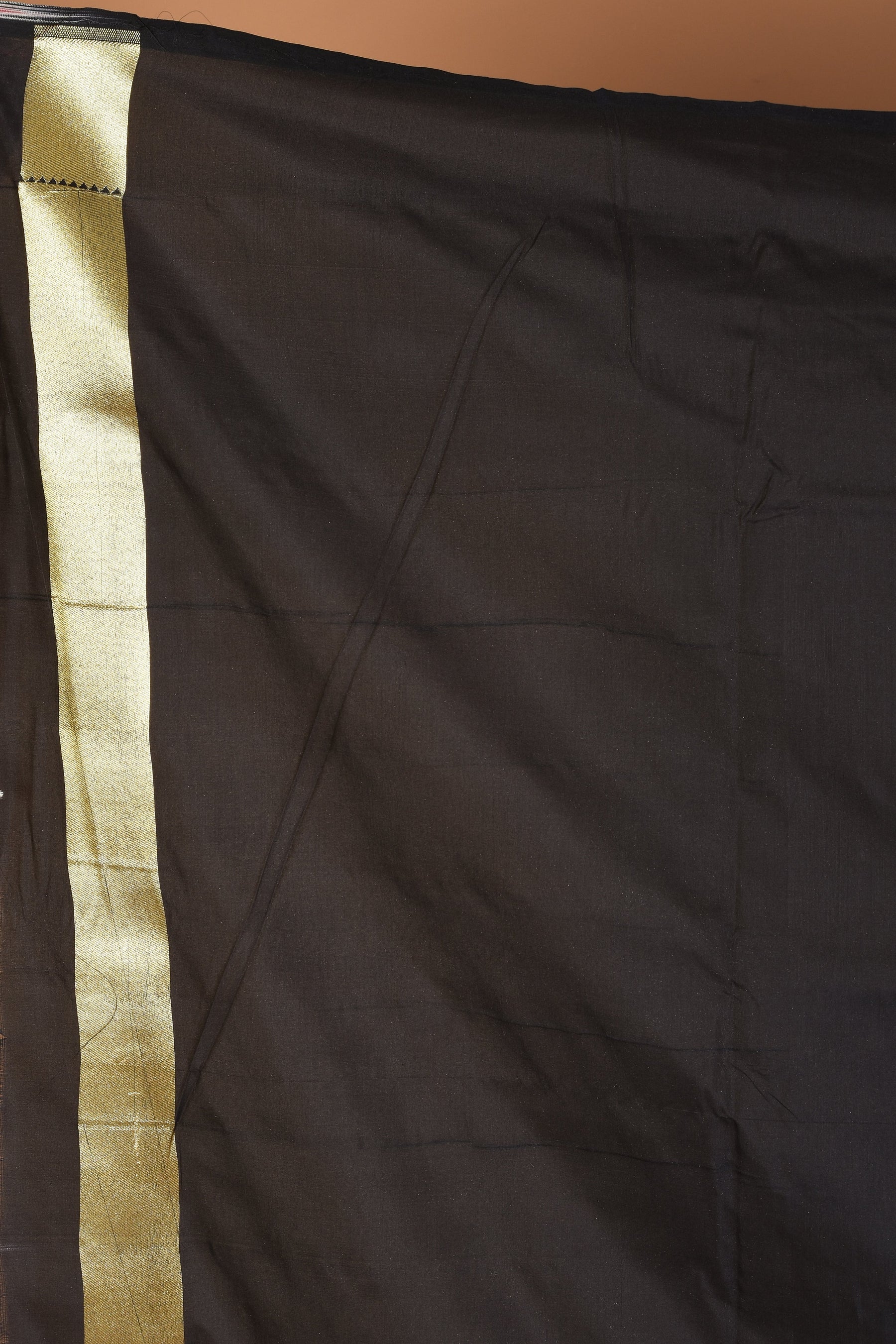 Black Blended Uppada Silk Saree with Blouse Piece - Keya Seth Exclusive