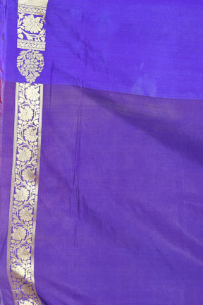 Red Blended Uppada Saree - Keya Seth Exclusive