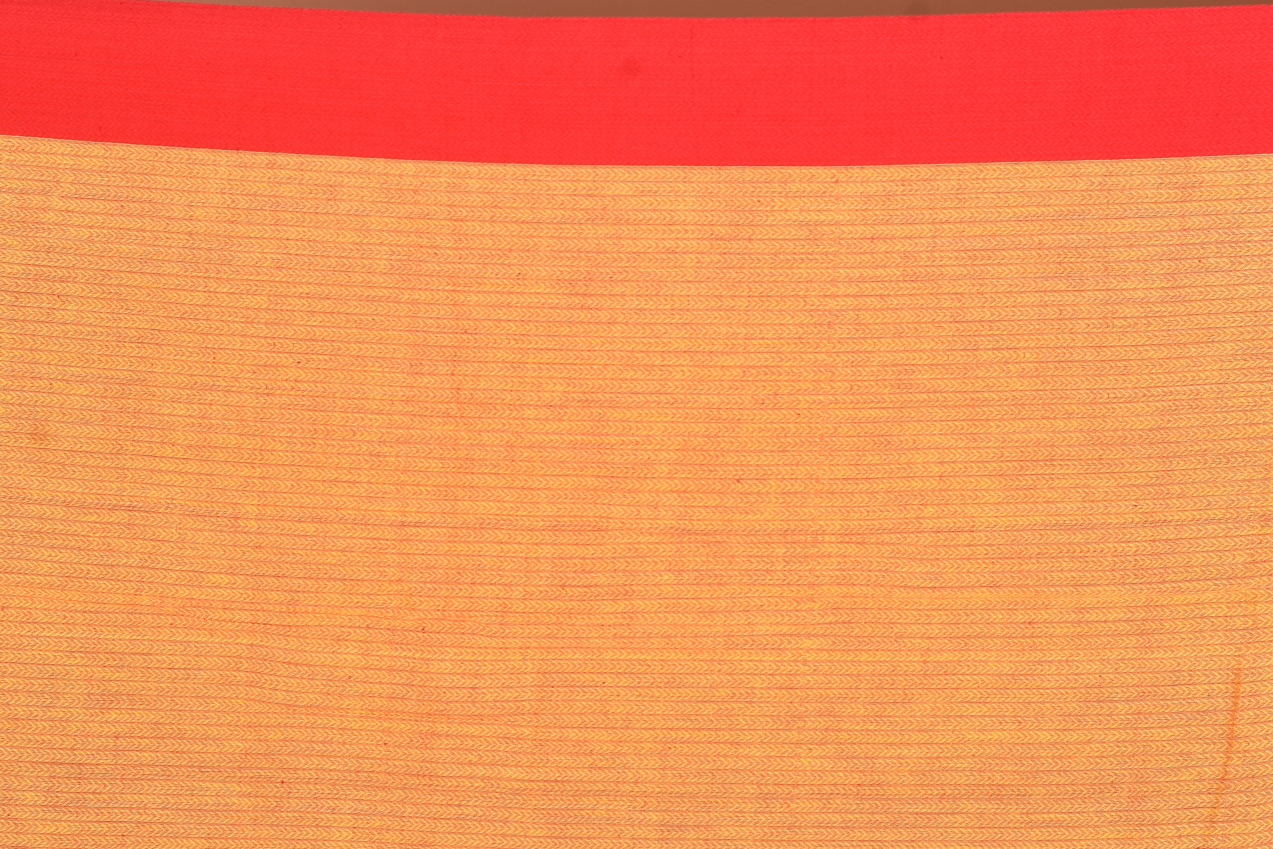 Yellow Blended Khaddi Saree - Keya Seth Exclusive