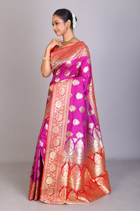 Purple Blended Uppada Saree - Keya Seth Exclusive