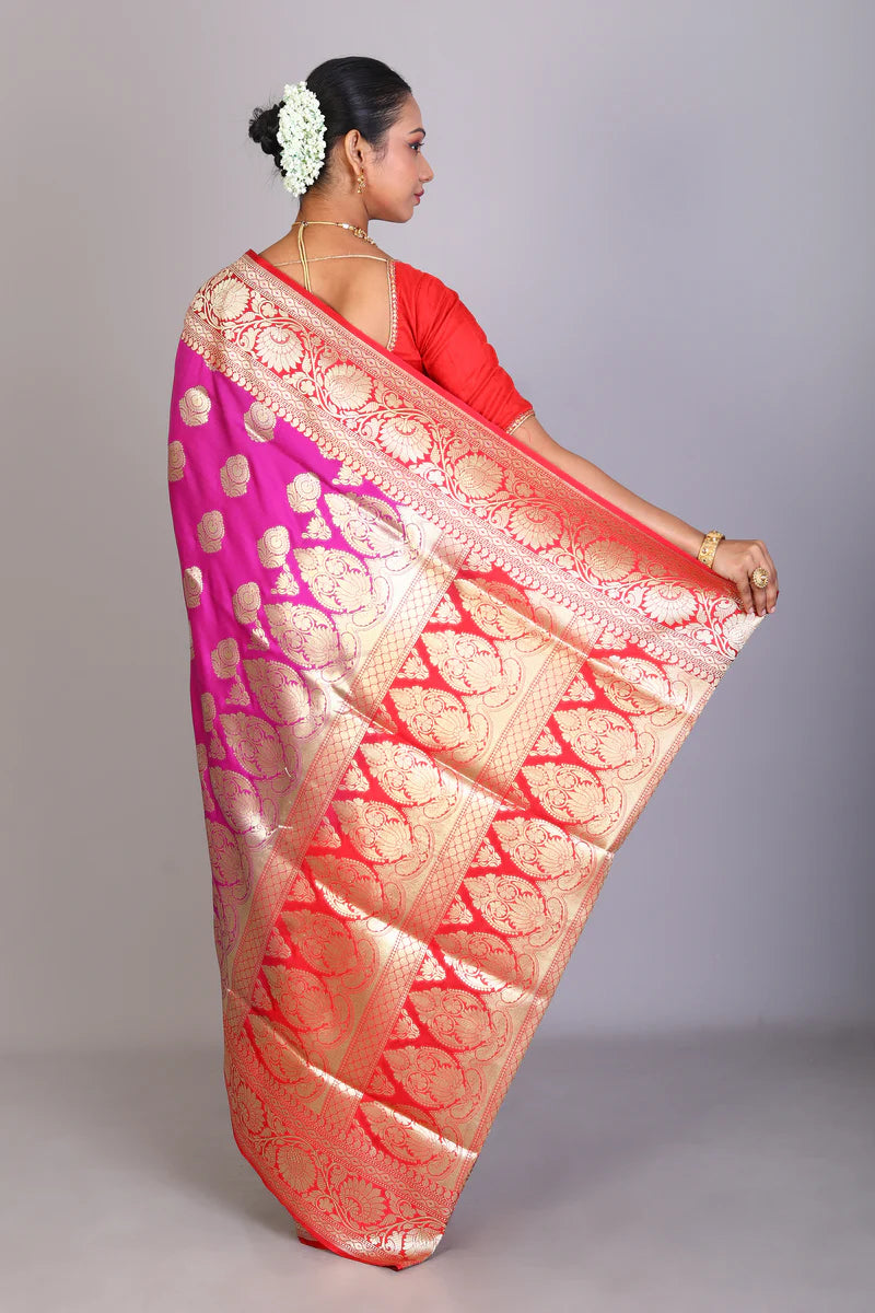 Purple Blended Uppada Saree - Keya Seth Exclusive