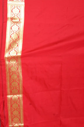 Red Blended Banarasi Saree - Keya Seth Exclusive
