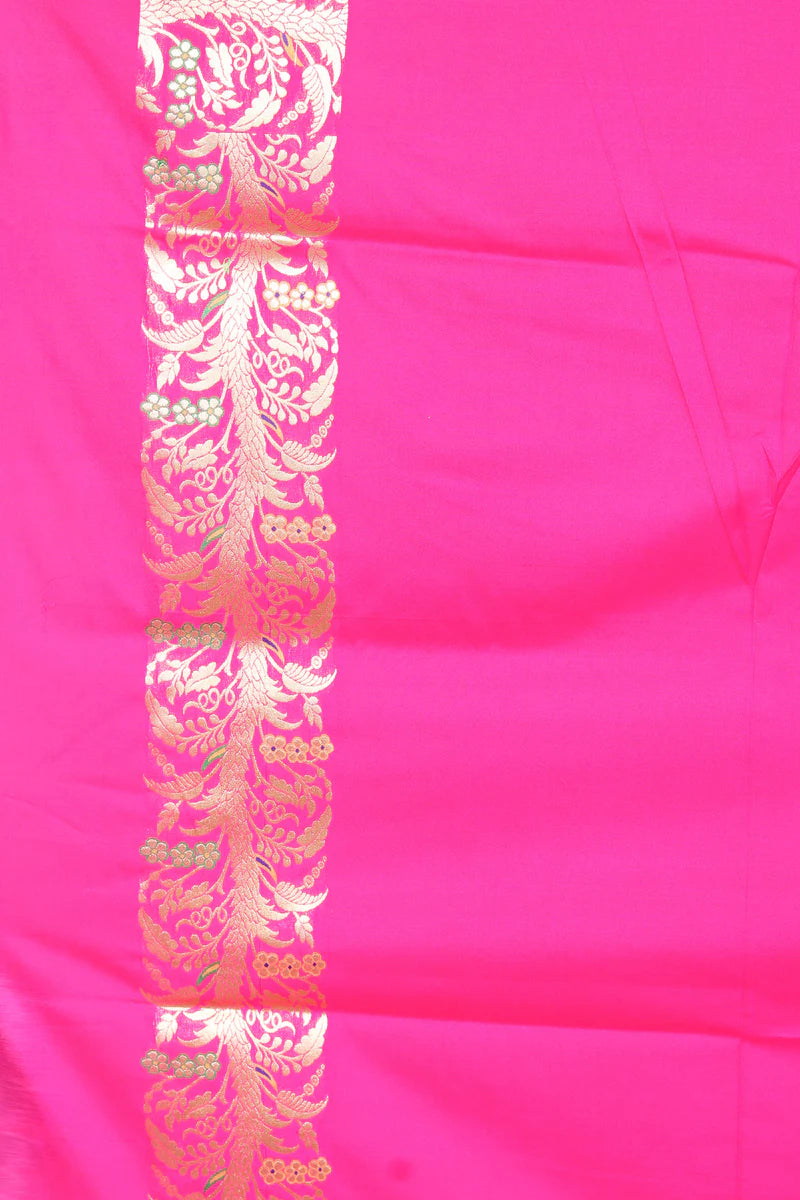 Rani Semi Katan Saree - Keya Seth Exclusive