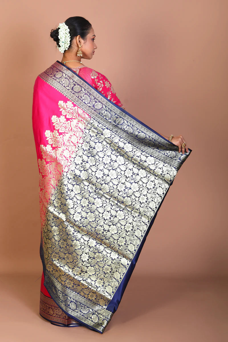 Rani Blended Banarasi Saree - Keya Seth Exclusive