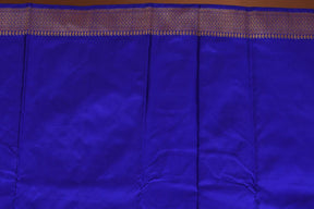 Royal Blue Pure Katan Silk Saree - Keya Seth Exclusive