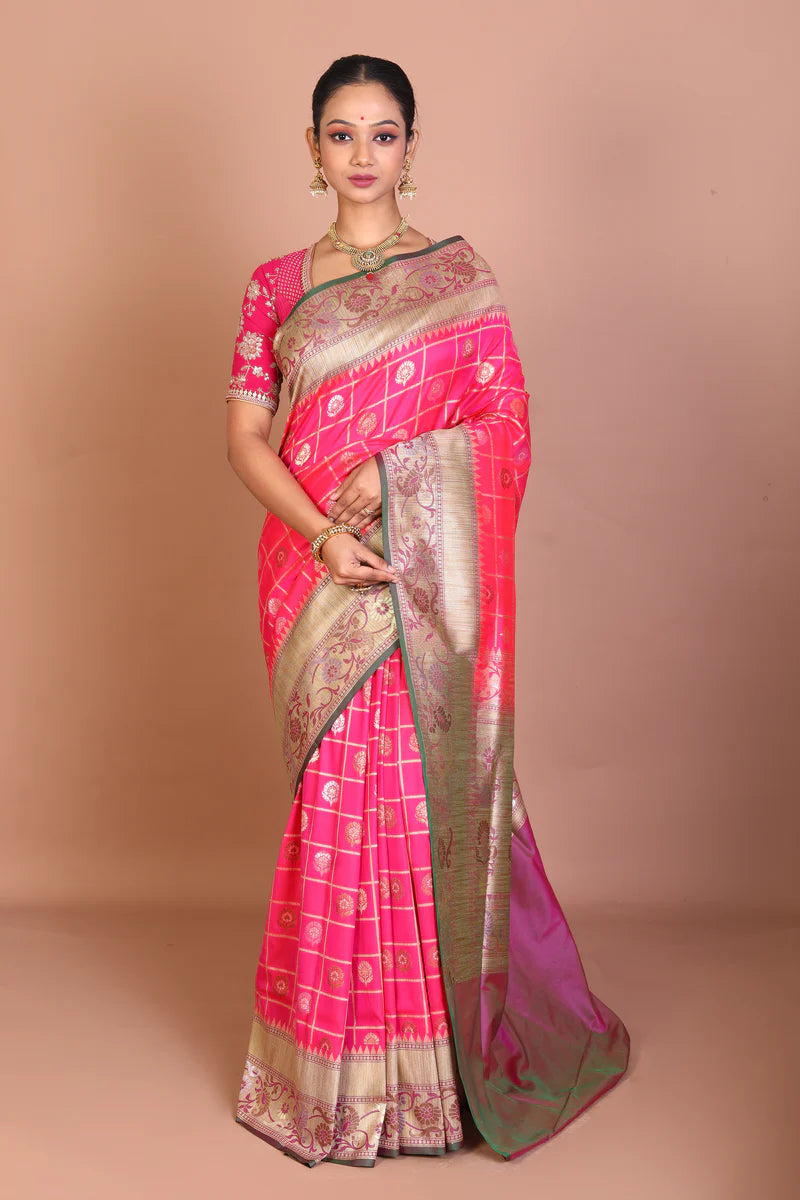 Rani Blended Uppada Saree - Keya Seth Exclusive