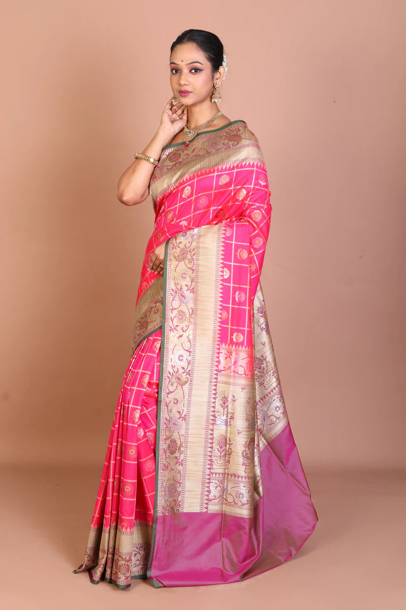 Rani Blended Uppada Saree - Keya Seth Exclusive