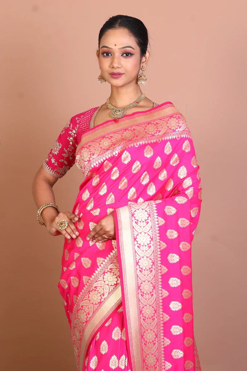 Rani Blended Banarasi Saree - Keya Seth Exclusive