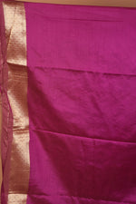 Load image into Gallery viewer, Magenta Organza Silk Saree with Blouse Piece - Keya Seth Exclusive
