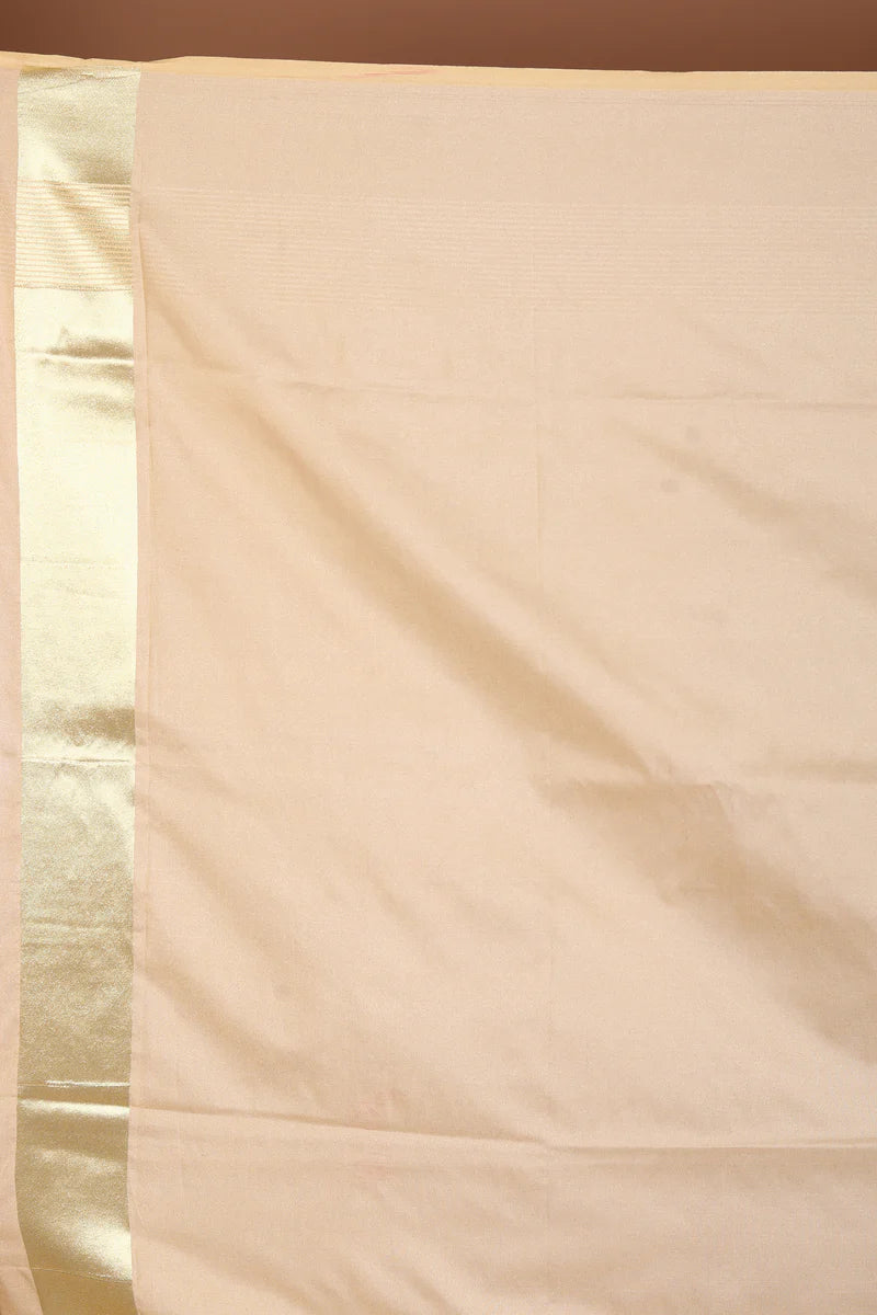 Offwhite Blended Uppada Silk - Keya Seth Exclusive