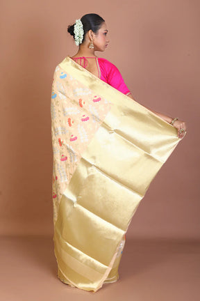 Offwhite Blended Uppada Silk - Keya Seth Exclusive