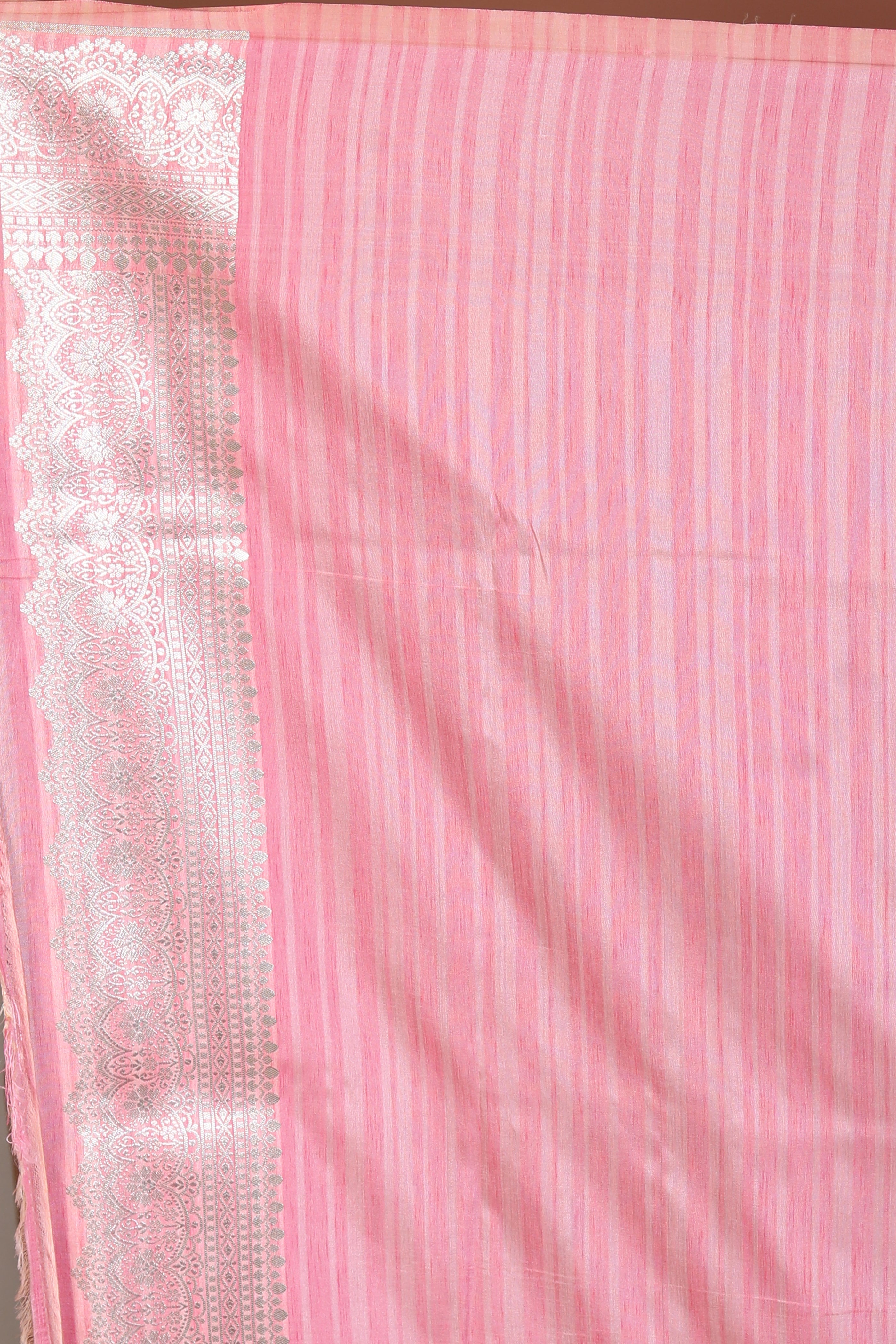Pink Semi Katan  Saree - Keya Seth Exclusive