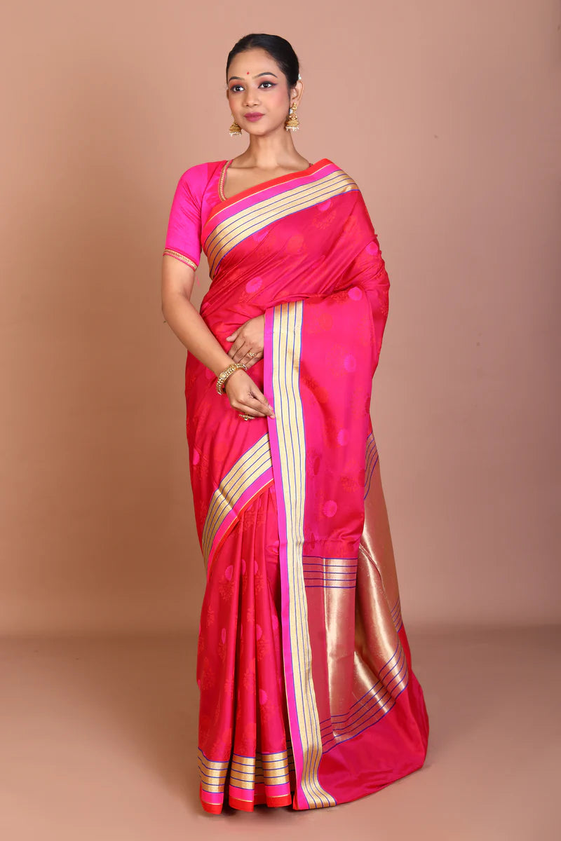 Rani Uppada Blended Saree - Keya Seth Exclusive