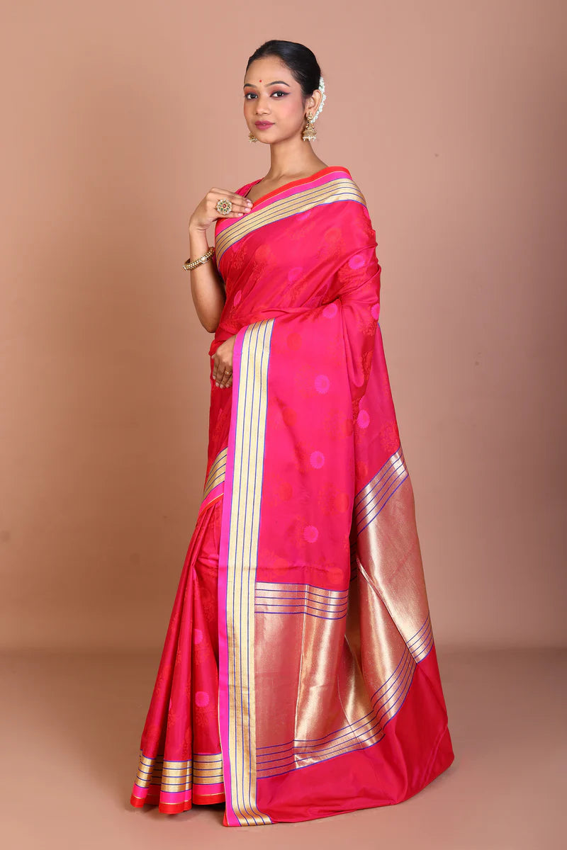 Rani Uppada Blended Saree - Keya Seth Exclusive