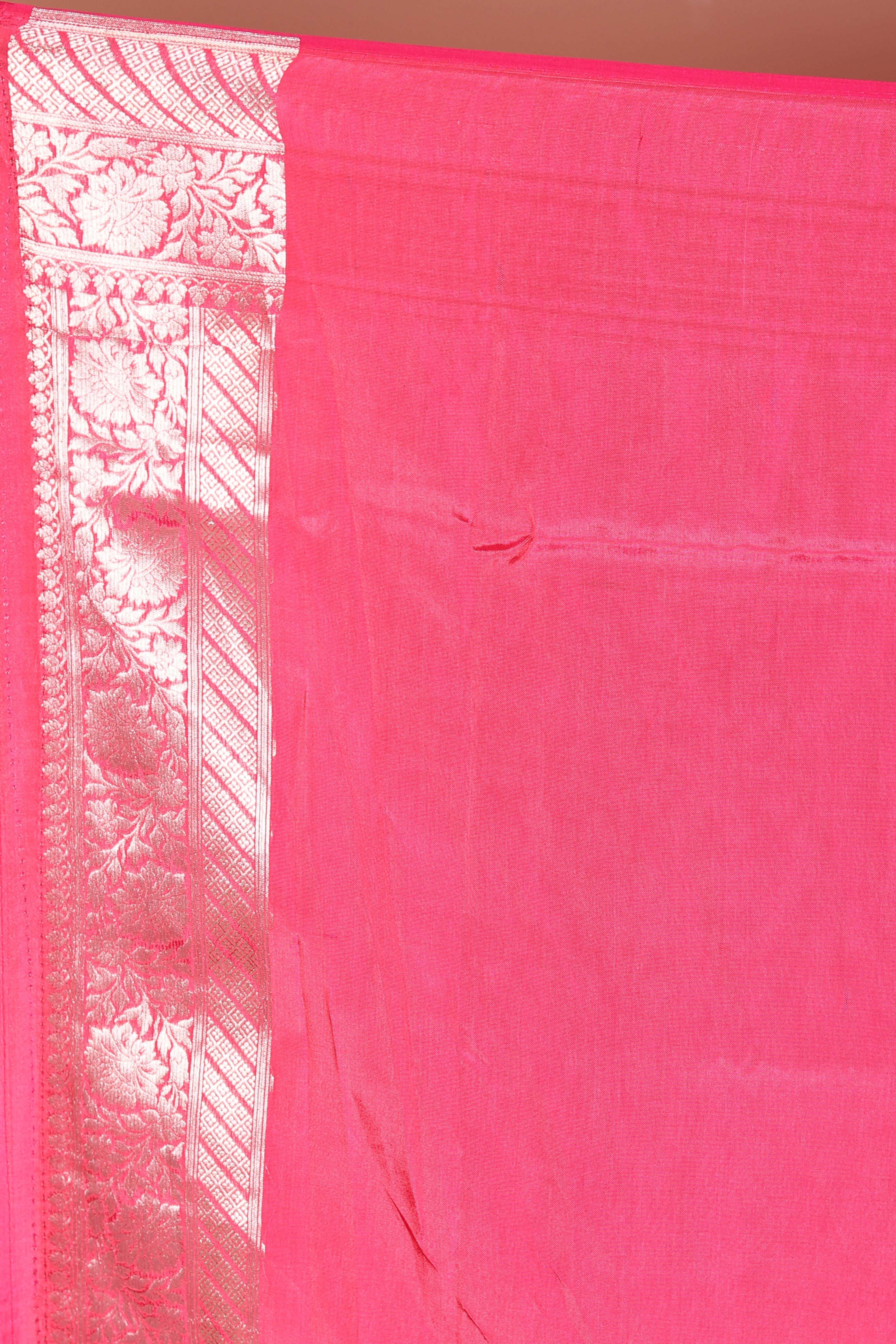Rose Pink Blended Banarasi Saree - Keya Seth Exclusive