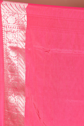 Rose Pink Blended Banarasi Saree - Keya Seth Exclusive
