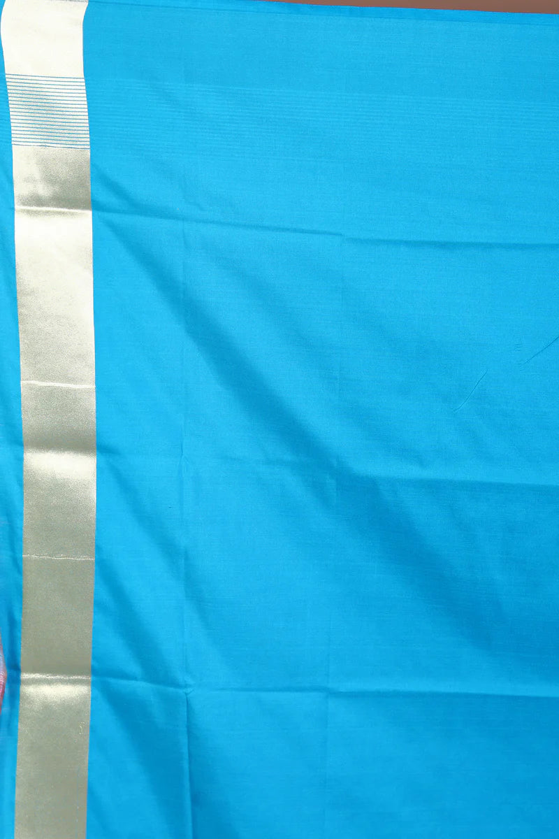 Blue Blended Uppada Saree - Keya Seth Exclusive