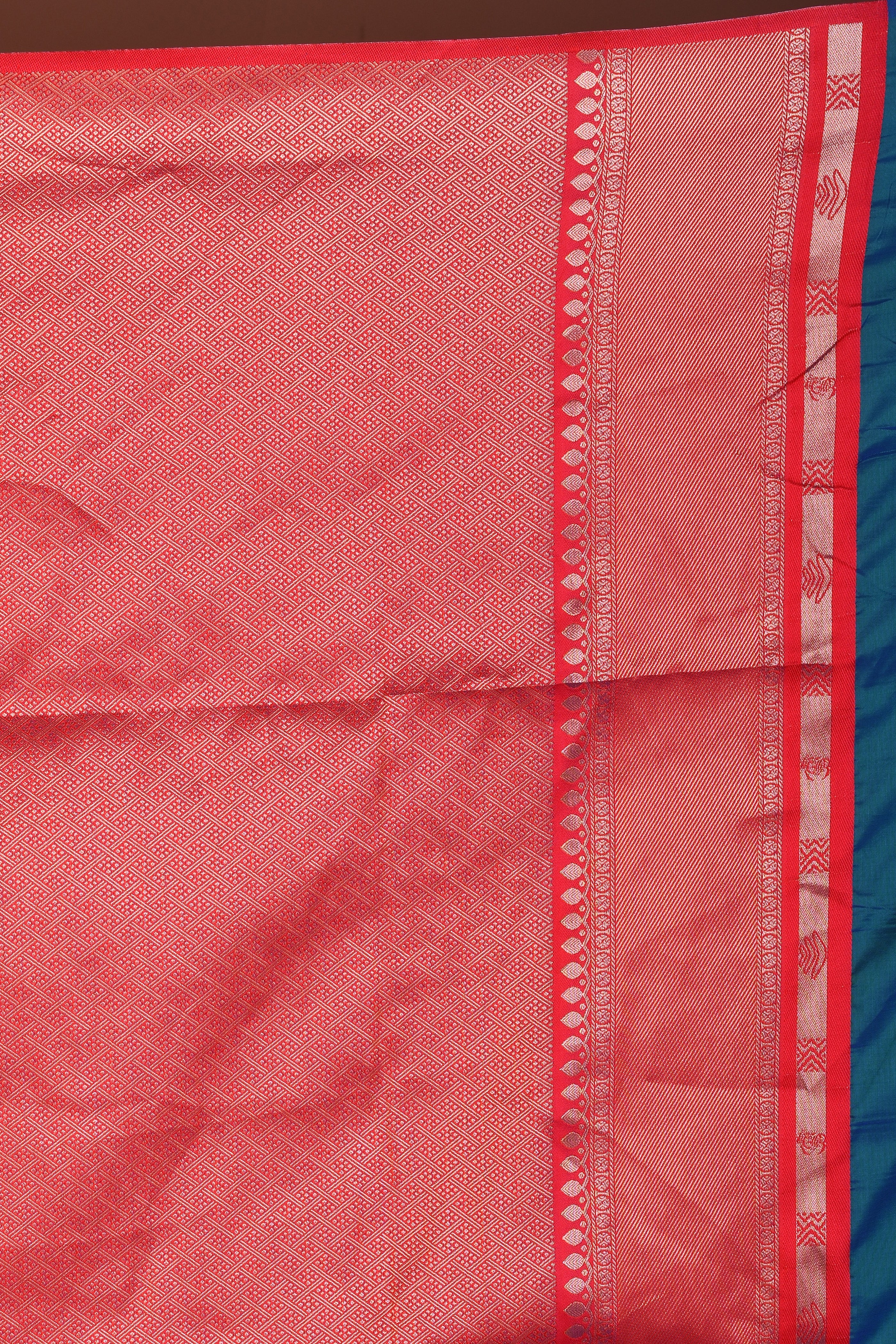 Blue Blended Tissue Saree - Keya Seth Exclusive