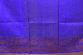 Blue Pure Tussar Saree - Keya Seth Exclusive