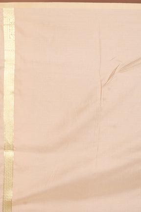 Offwhite Blended Silk Saree - Keya Seth Exclusive