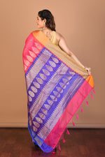 Load image into Gallery viewer, Pink Blended Art Silk Saree with Blouse Piece - Keya Seth Exclusive
