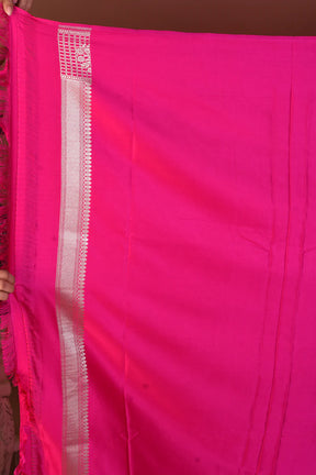 Pink Blended Mashru Silk Saree - Keya Seth Exclusive