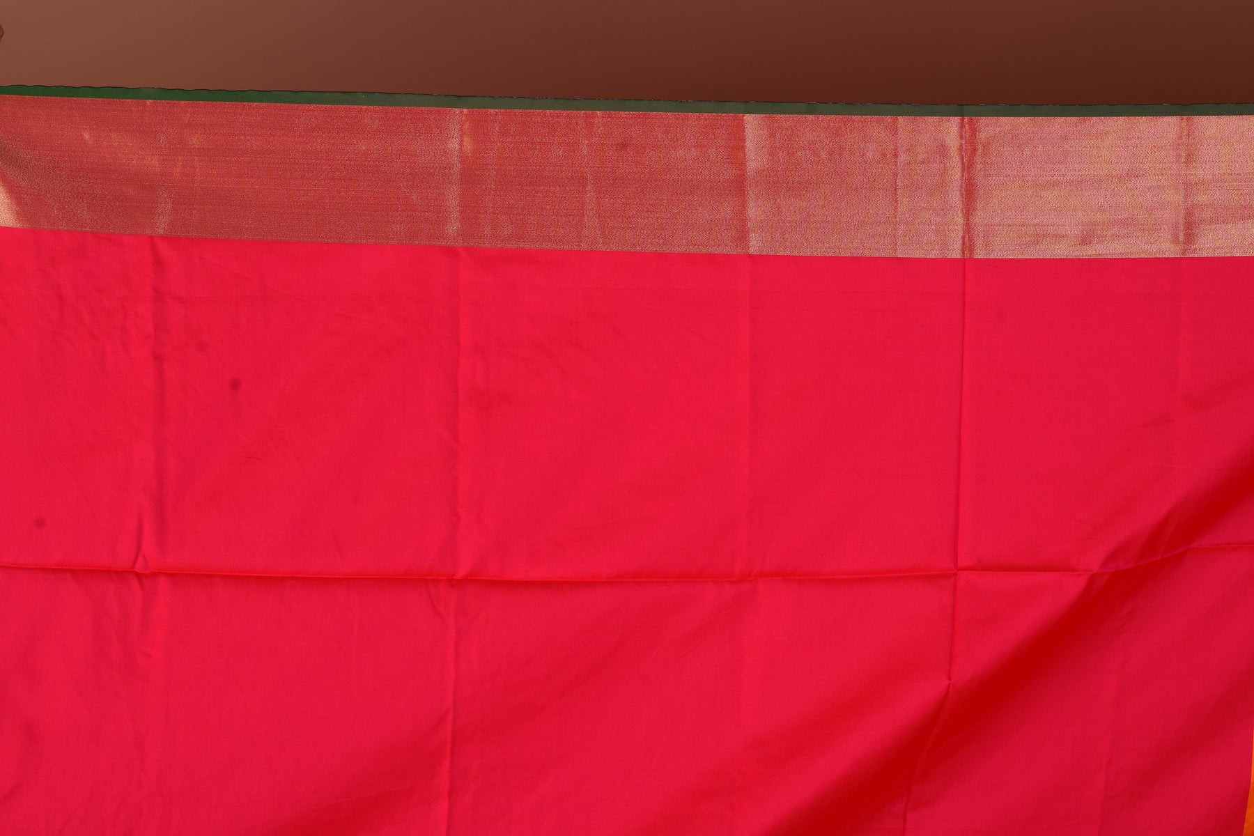 Mustard Blended Bangalore Silk Saree - Keya Seth Exclusive