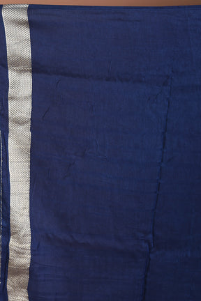 Sky Blue Blended Khaddi Saree - Keya Seth Exclusive