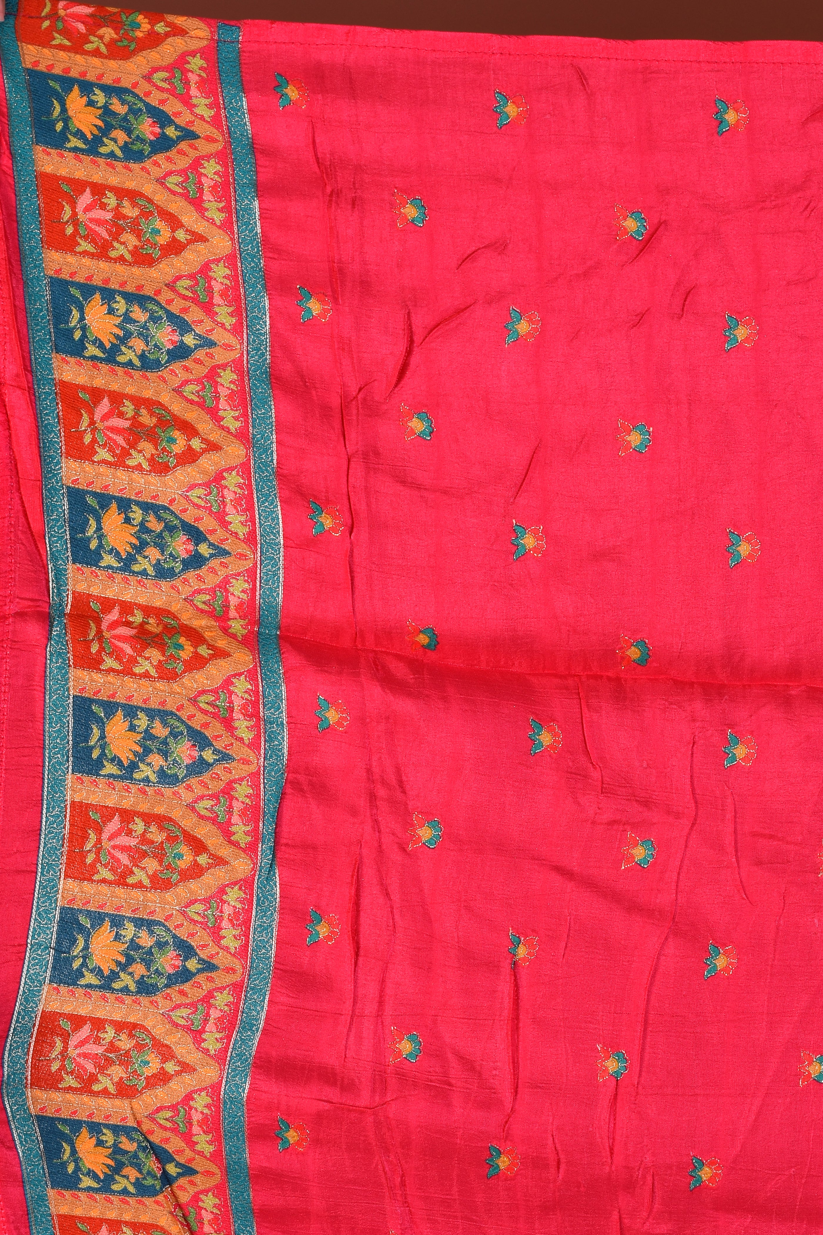 Pink Blended Printed Silk Saree - Keya Seth Exclusive