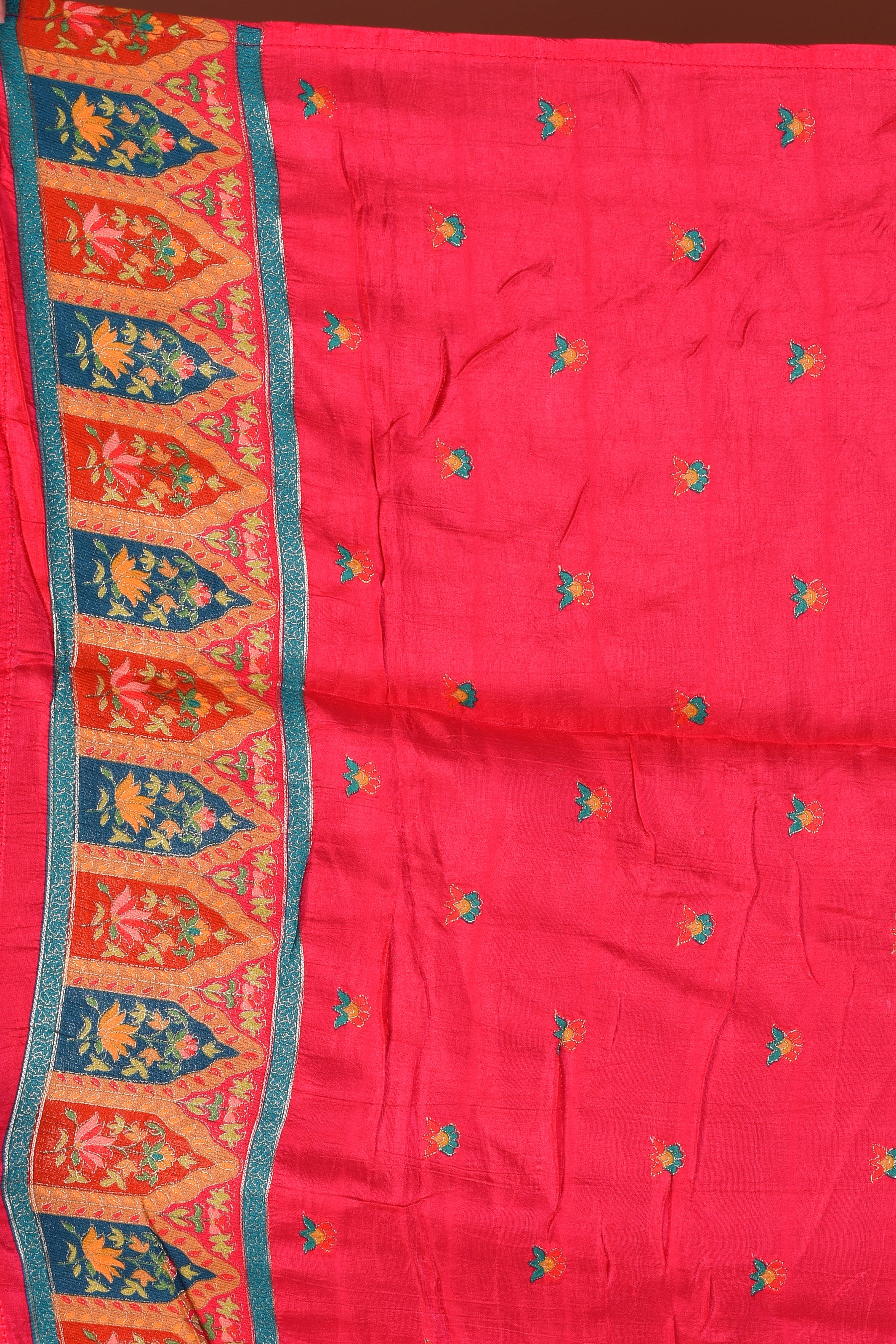 Pink Blended Printed Silk Saree - Keya Seth Exclusive