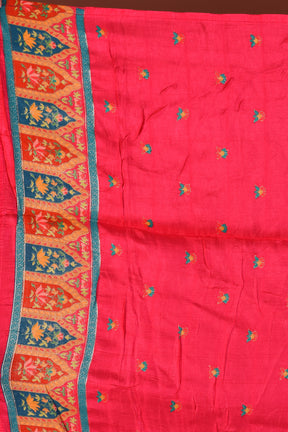 Pink Blended Printed Silk Saree - Keya Seth Exclusive