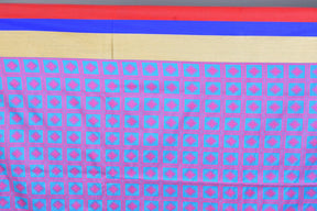 Blue Checkered Cotton Saree with Blouse Piece - Keya Seth Exclusive