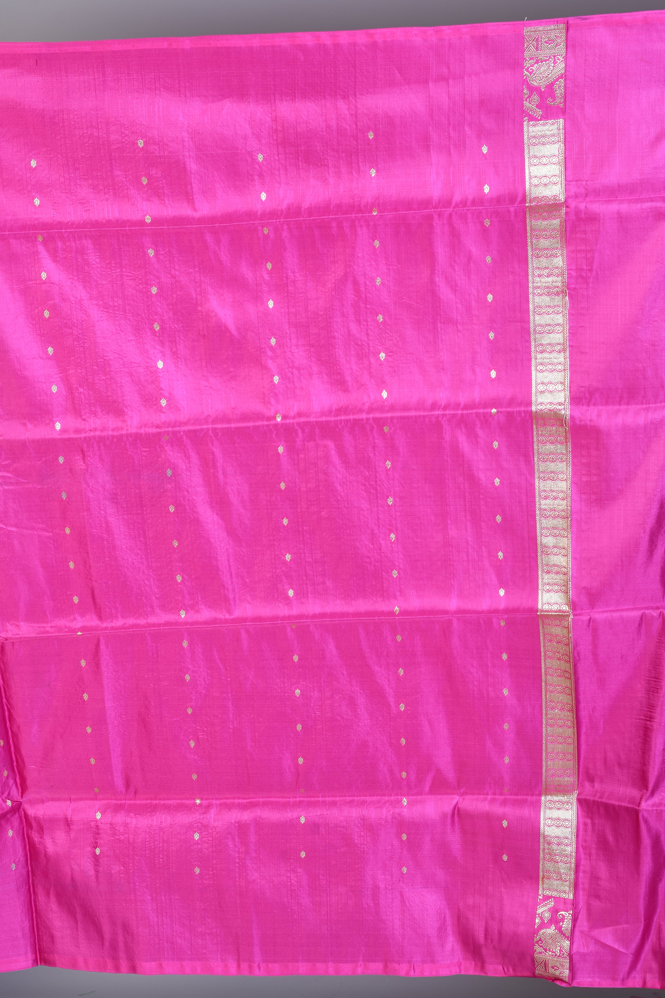 Hot Pink Banarasi Saree with Blouse Piece - Keya Seth Exclusive