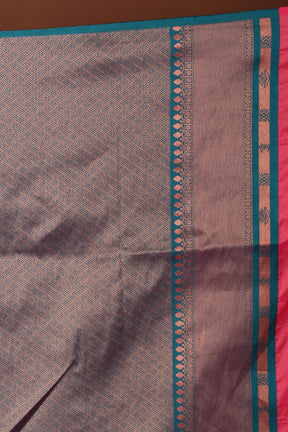Pink Blended Tissue Saree - Keya Seth Exclusive