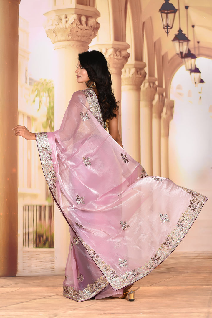 Lavender Jimmy Choo Saree - Keya Seth Exclusive