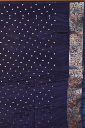 Bottle Green Blended Satin Silk Saree - Keya Seth Exclusive