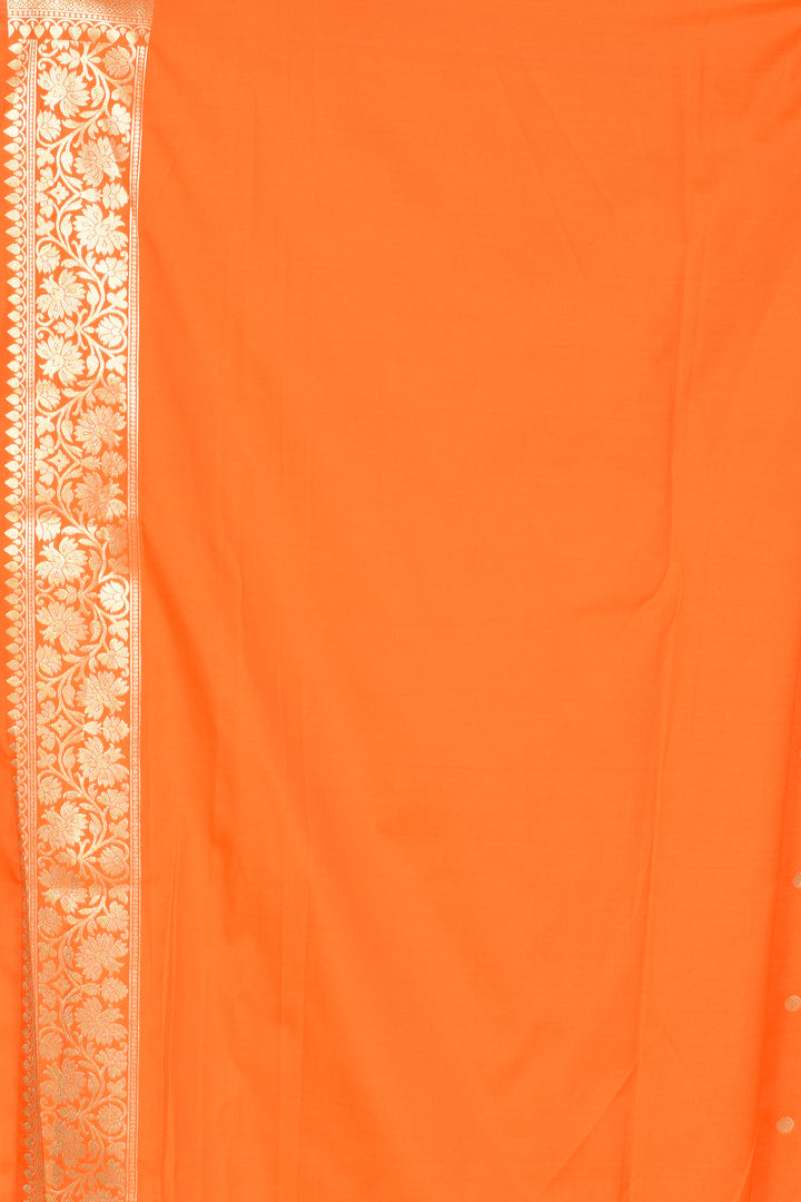 Sandstone Orange Semi Silk Saree - Keya Seth Exclusive
