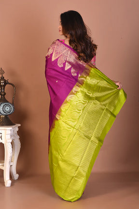 Purple Pure Kanjivaram Silk Saree - Keya Seth Exclusive