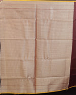 Load image into Gallery viewer, Brown Minakari Organza Saree with Yellow Border - Keya Seth Exclusive